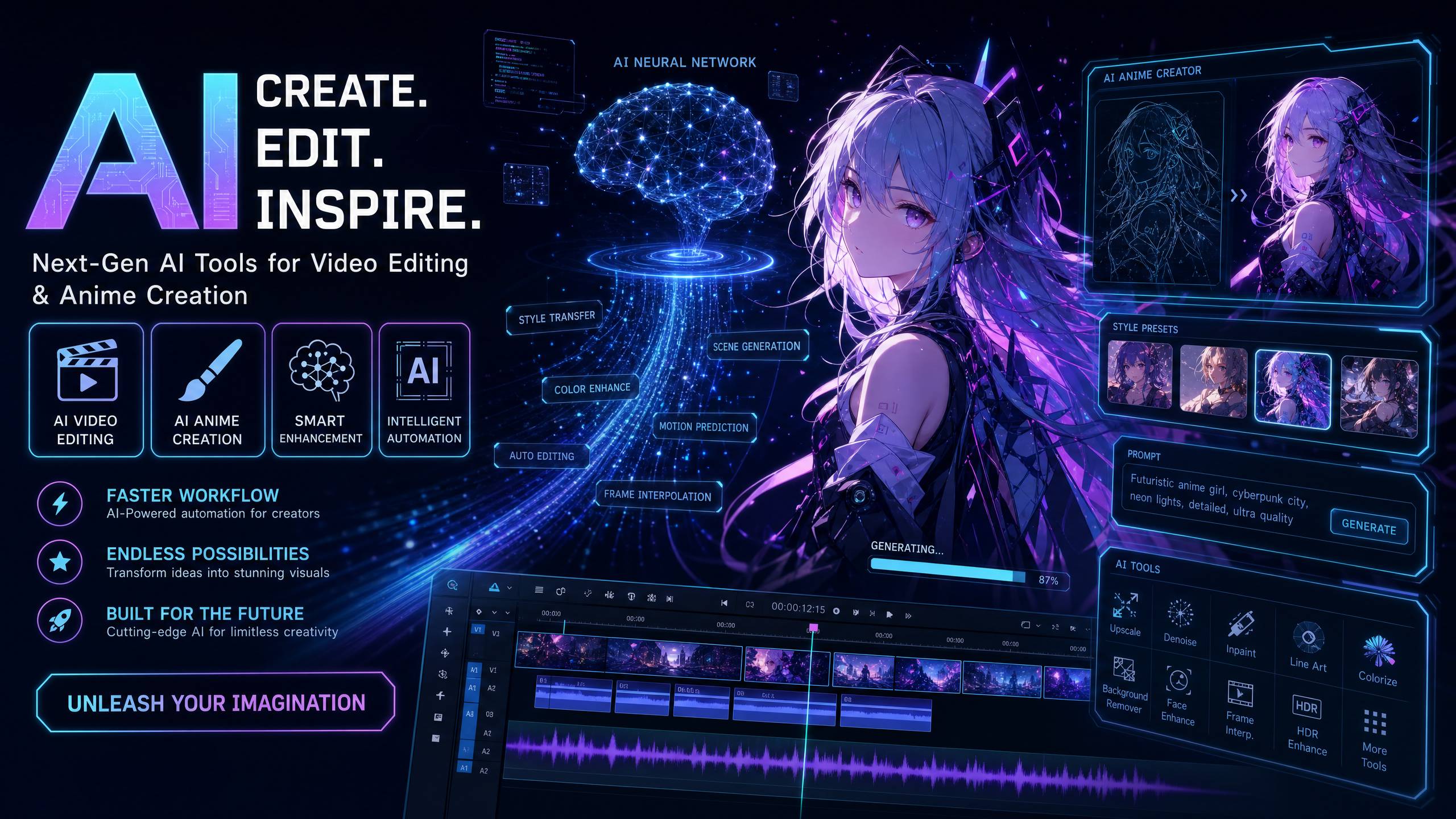 国产精品AI动漫创作工具平台